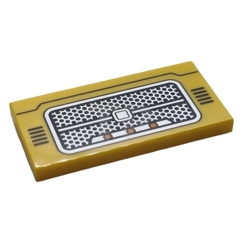LEGO&reg; 6434855 - 87079pb1285 - Carreau 2 x 4 avec motif de grille avant de voiture.