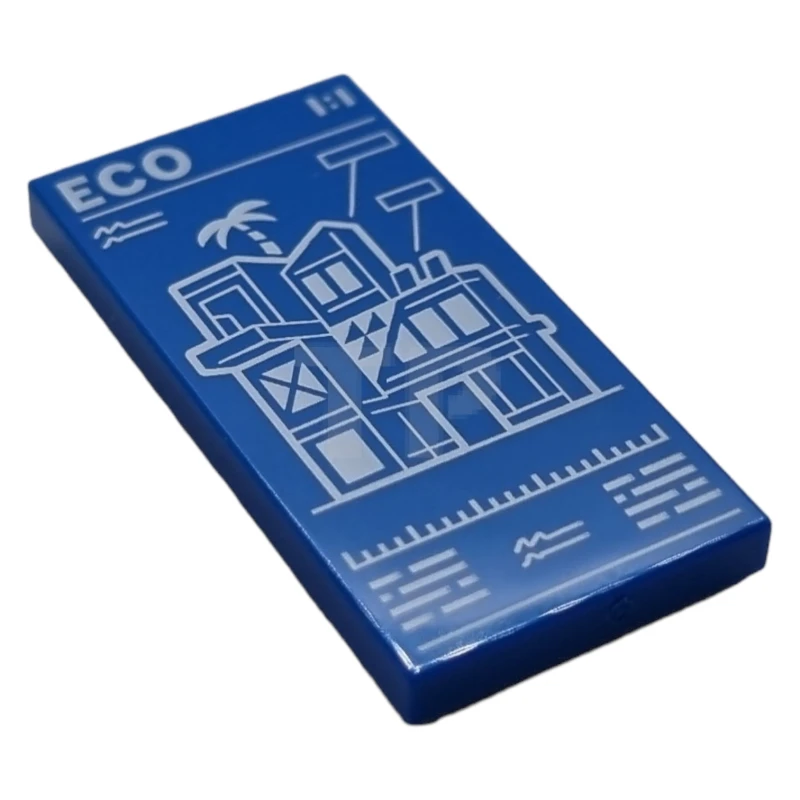 LEGO&reg; 6434856 - 87079pb1284 - Piastrelle 2 x 4 con motivo a forma di condominio