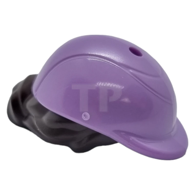 LEGO&reg; 6440194 - 2136pb02 - Headgear Minifig, Horse Riding Helmet with Short Hair