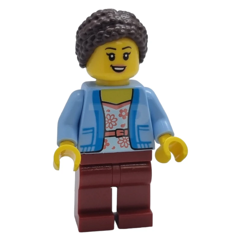 LEGO&reg; cty1664 Mom - White Shirt with Coral Flowers