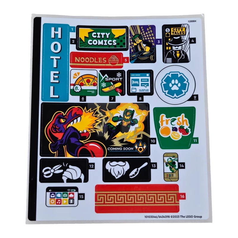 LEGO&reg; 6434398 - Sticker for Set 60380 - Sheet 1