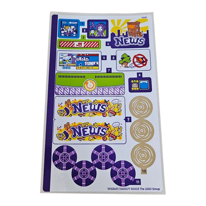 LEGO&reg; 6435277 - Pegatina para Set 41749