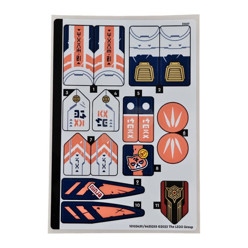 LEGO&reg; 6435255 - Sticker for Set 71792