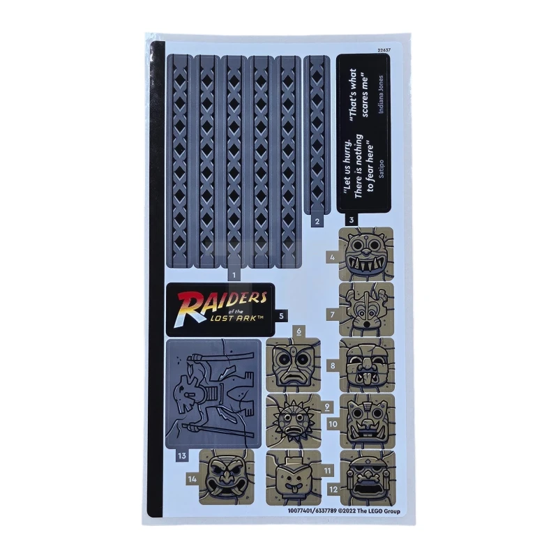 LEGO&reg; 6337789 - Sticker for Set 77015