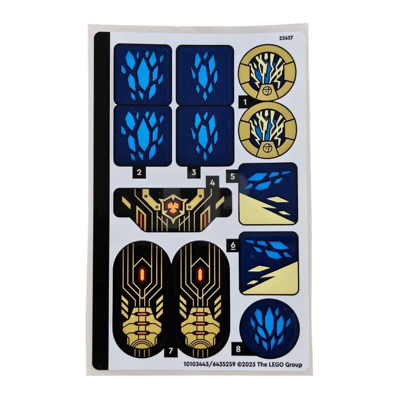 LEGO&reg; 6435259 - Autocollant pour l'ensemble 71796