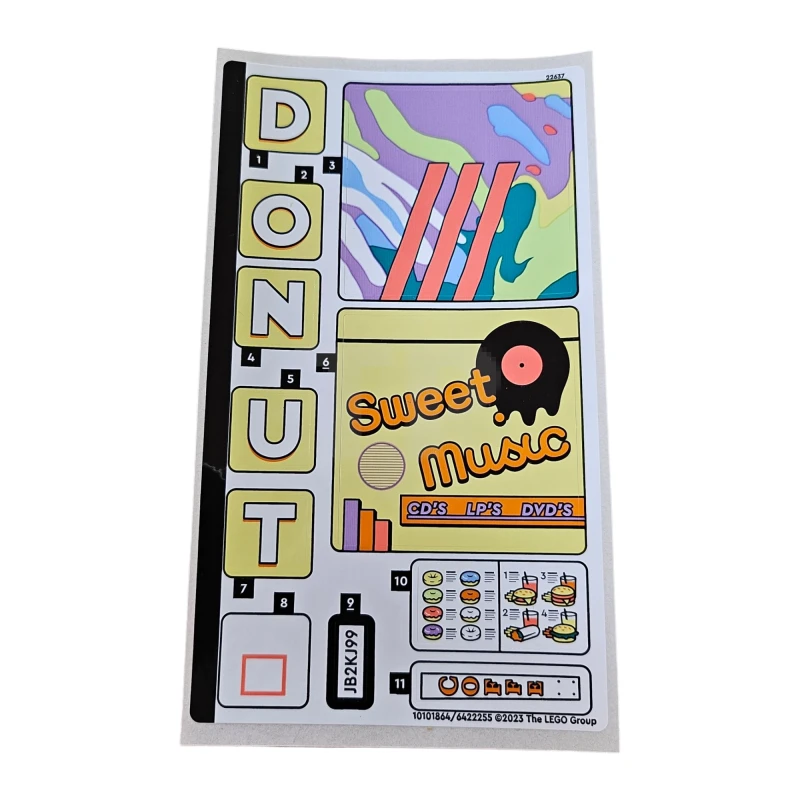 LEGO&reg; 6422255 - Aufkleber für Set 21339 - Blatt 1