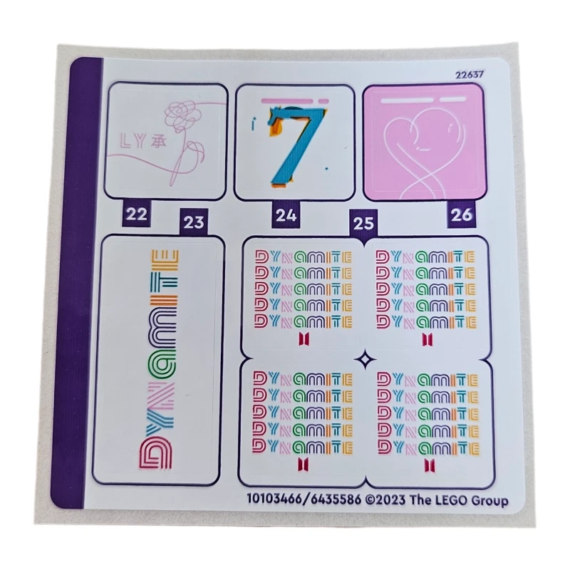 LEGO&reg; 6435586 - Aufkleber für Set 21339 - Blatt 4