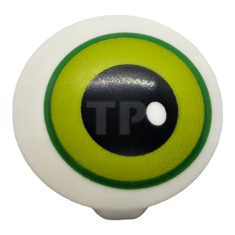 LEGO&reg; 6445144 - 2654pb021 - Plate 2 x 2 Round with Convex Bottom with Eye Pattern (HP Dobby Eye)