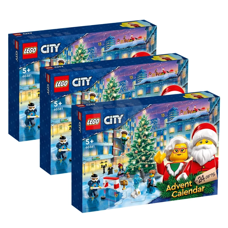 LEGO&reg; Bundel4 3X City Advent Calendar 2023