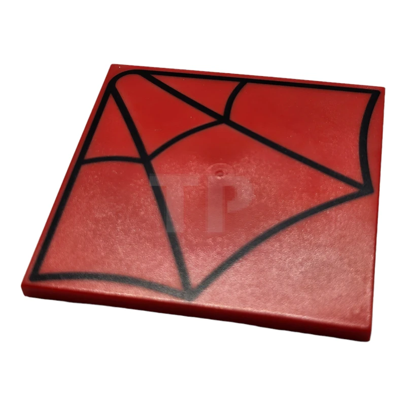 LEGO&reg; 6434914 - 10202pb050 - Tile 6 x 6 with Black Spider Web Pattern