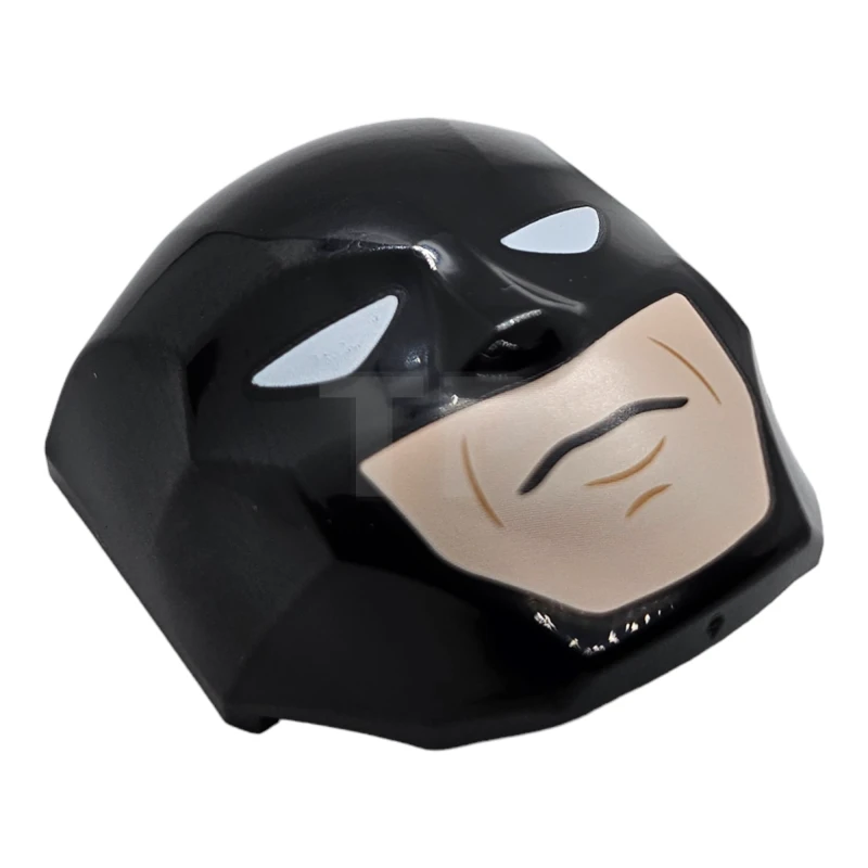 LEGO&reg; 6444156 - 3524pb01 - Grand visage de figurine avec fixation de briques rondes 2 x 2 - Modèle Batman