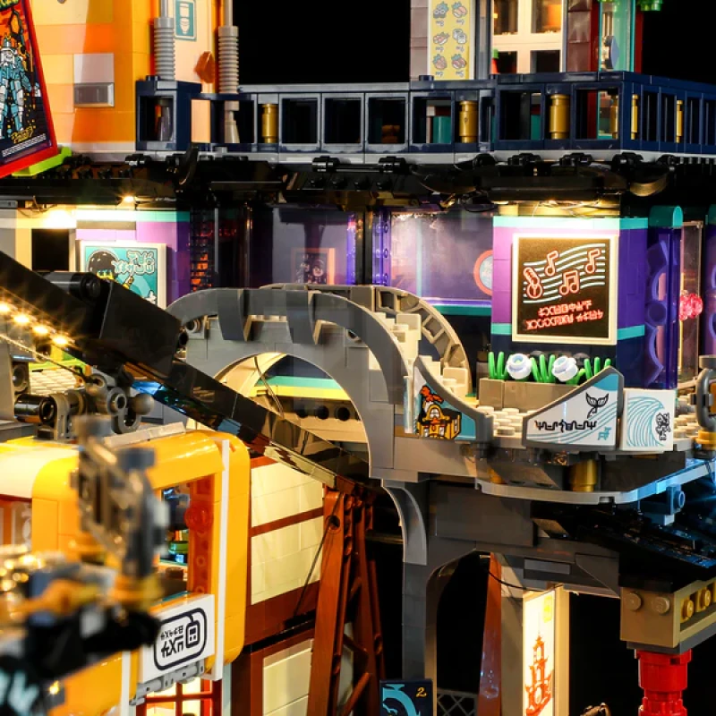 Light kit for LEGO® 71799 NINJAGO City Markets