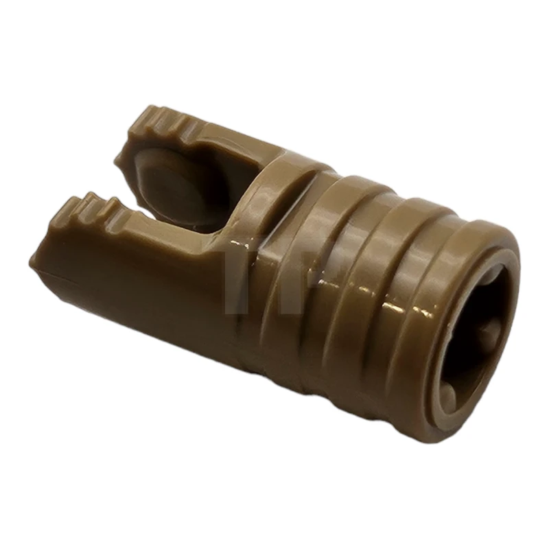 LEGO&reg; 6441240 - 57360 - Hinge Cylinder 1 x 2 Locking with 2 Fingers, 7 Teeth and Axle Hole on Ends without Slots