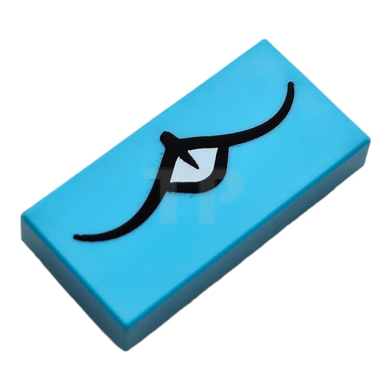 LEGO&reg; 6434198 - 3069pb1182 - Carreau 1 x 2 avec motif de bouche et de dents (Bunchu).