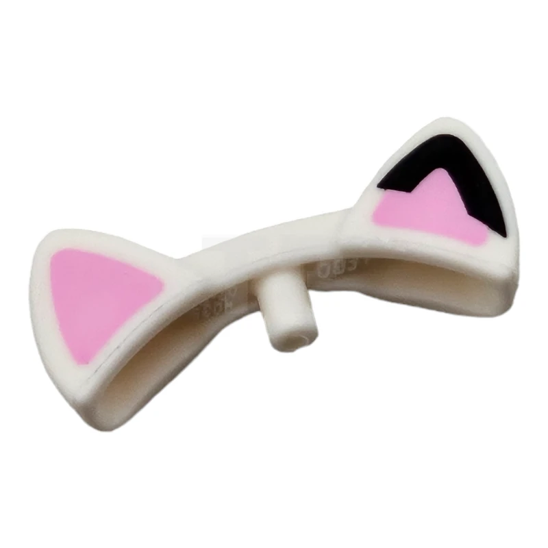 LEGO&reg; 6452316 - 4039pb01 - Friends Accessories Cat Ears with Bright Pink Auricles and Black Tip on Left Ear Pattern