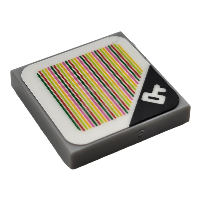 LEGO&reg; 6456618 - 3068pb2301 - Tile 2 x 2 with Super Mario Scanner Code Key Block Pattern