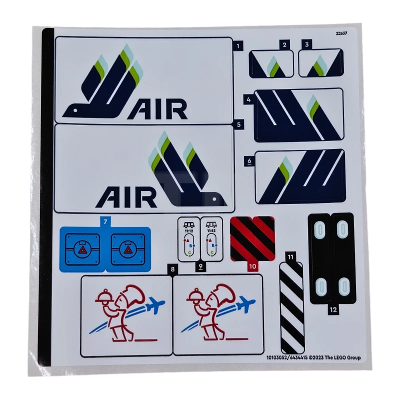 LEGO&reg; 6434415 - Adesivo per il set 60367