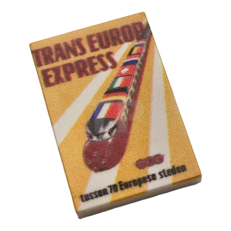 LEGO&reg;  - 26603BJB15 - Piastrelle 2 x 3 Trans Europ Express