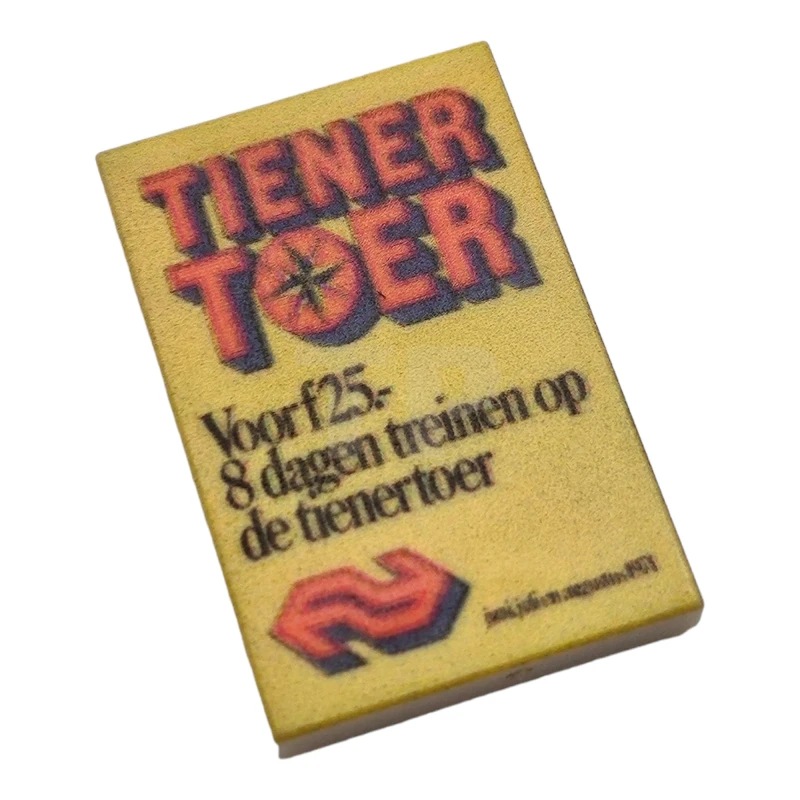 LEGO&reg;  - 26603BJB17 - Tile 2 x 3 NS Tiener Tour 1971