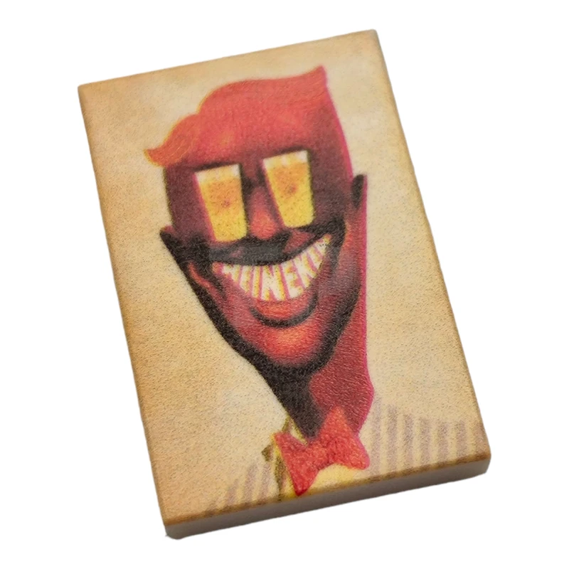 LEGO&reg;  - 26603BJB26 - Tile 2 x 3 Heineken