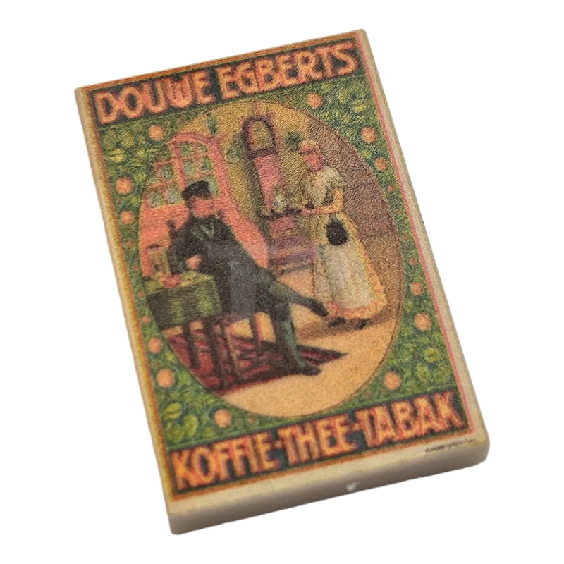 LEGO&reg;  - 26603BJB27 - Tile 2 x 3 Douwe Egberts - koffie,thee, gebak