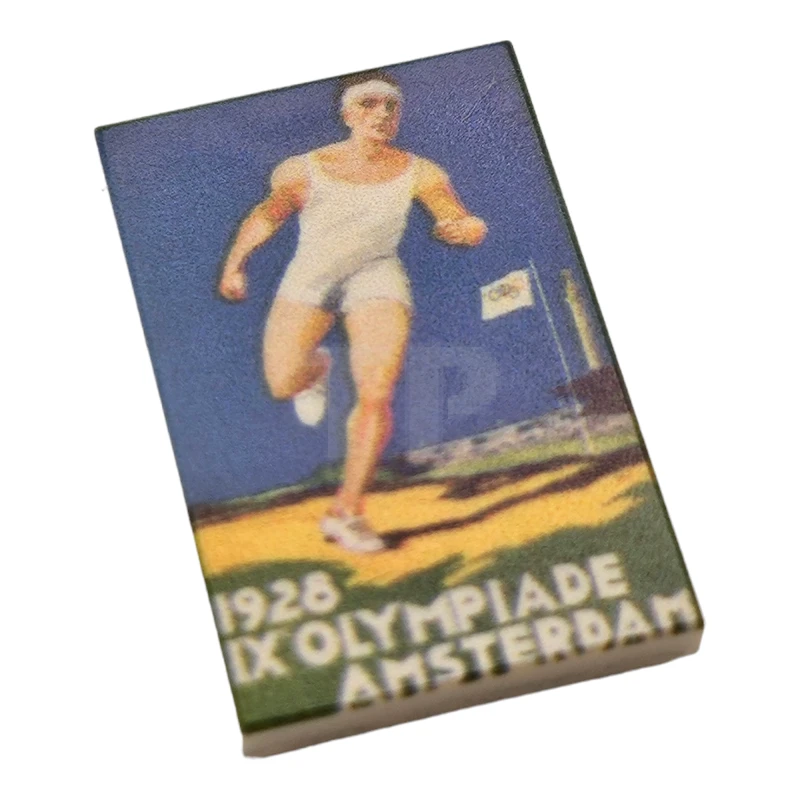 LEGO&reg;  - 26603BJB34 - Tegel 2 x 3 1928 Olympiade Amsterdam