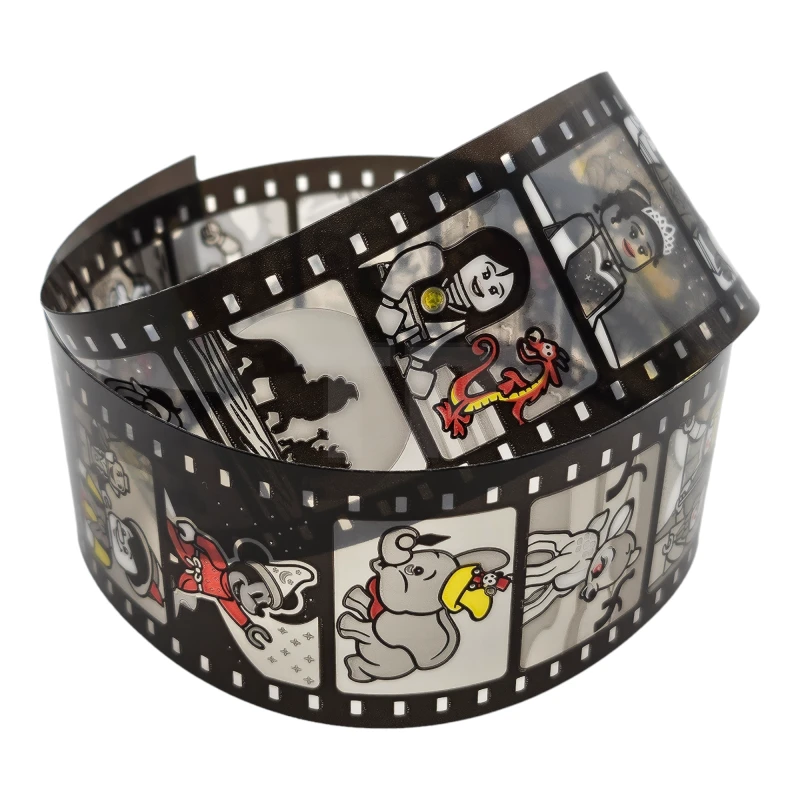 LEGO&reg; 6433073 - 102735 - Plastic Filmstrip / Roll with Black Frames and 20 Disney Film Images Pattern