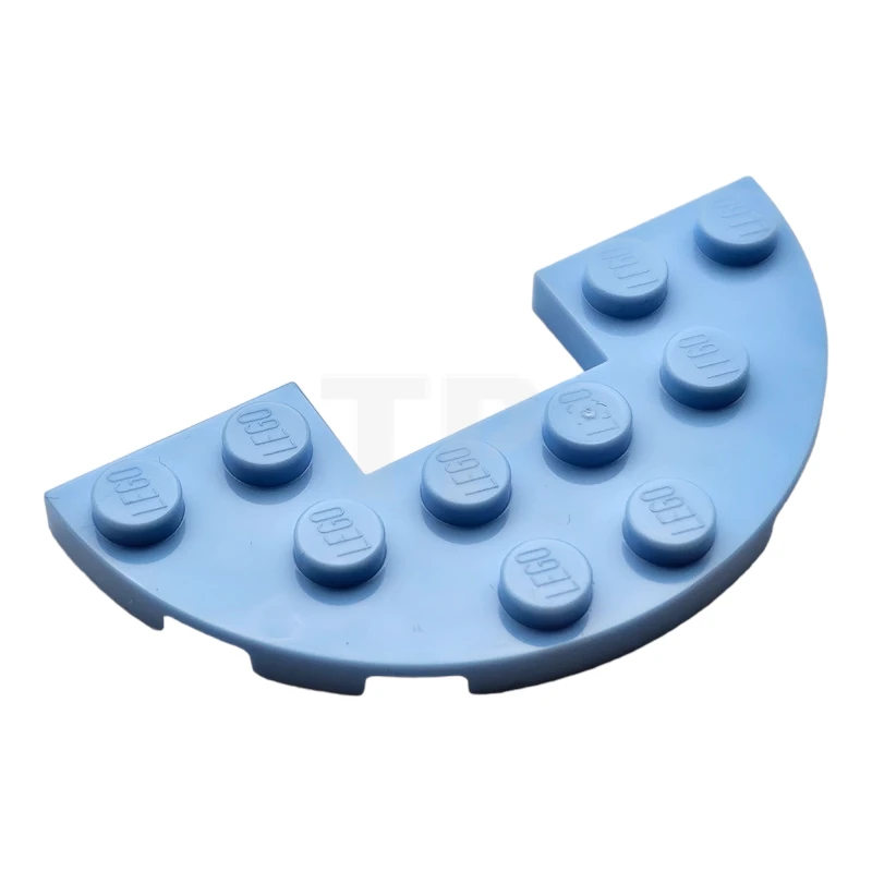 LEGO&reg; 6430549 - 18646 - Plate 3 x 6 Half Round with 1 x 2 Cutout