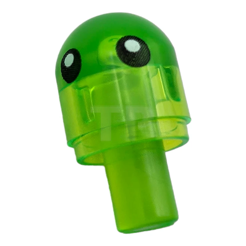 LEGO&reg; 6508924 - 58176pb01 - Bar with Light Cover (Bulb) / Bionicle Barraki Eye with Black Eyes and White Pupils Pattern (Z-Blob)