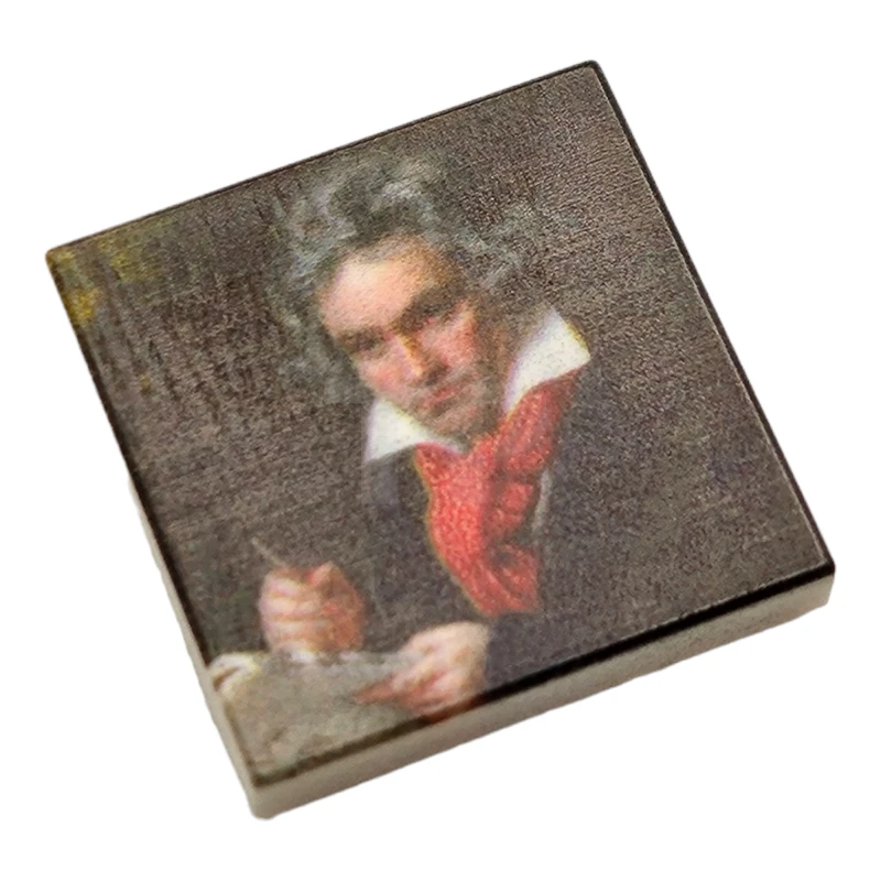 LEGO&reg;  - 3068BJB39 - Fliese 2 x 2 Porträt - Beethoven