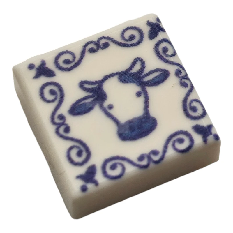 LEGO&reg;  - 3070BJB05 - Piastrelle 1 x 1 Mucca