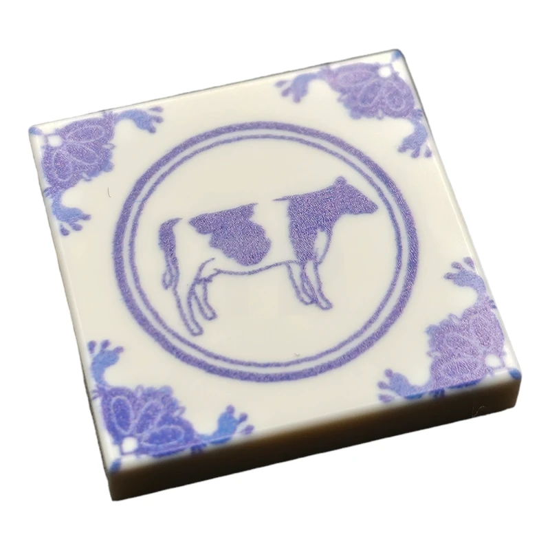 LEGO&reg;  - 3068BJB45 - Piastrelle 2 x 2 Mucca