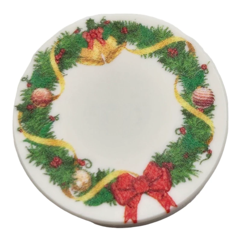 LEGO&reg;  - 14769BJB01 - Tile Round 2 x 2 Christmas wreath