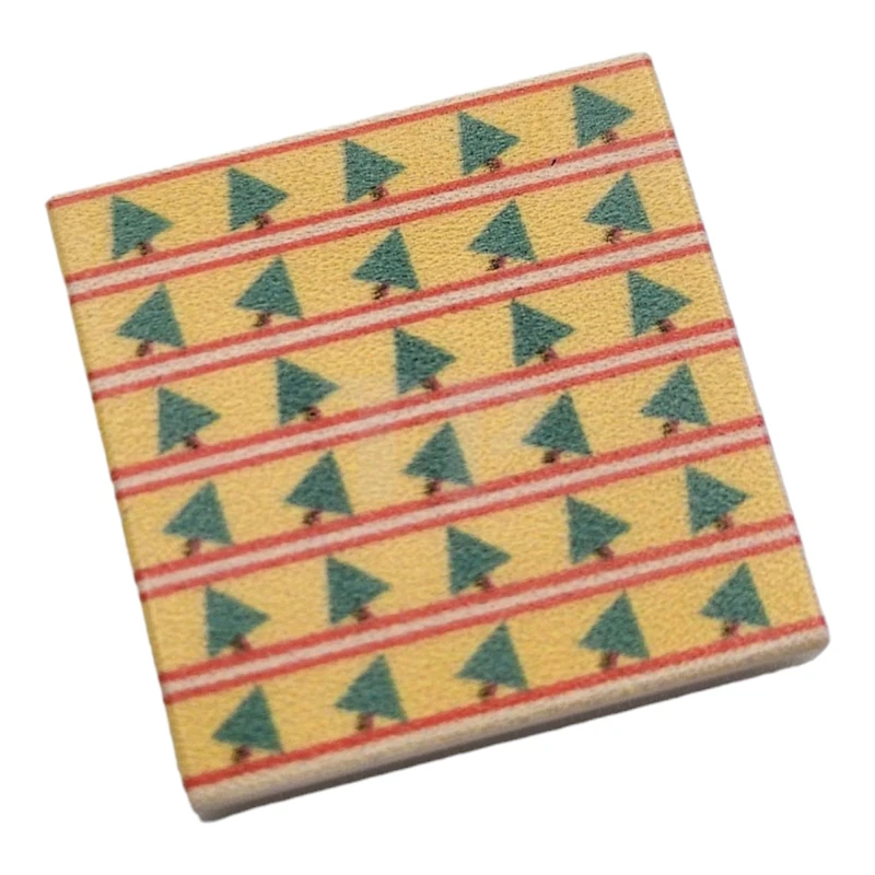 LEGO&reg;  - 3068BJB13 - Tile 2 x 2 Wrapping paper Christmas trees