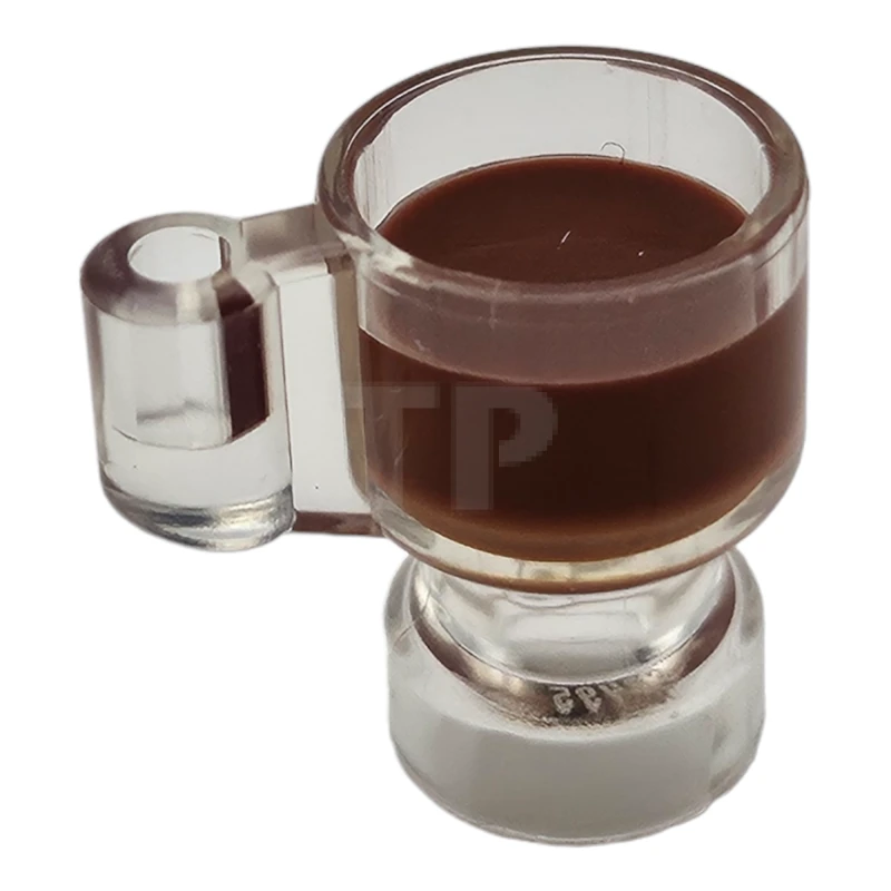 LEGO&reg; 6514378 - 68495pb03 - Minifigure, Utensil Stein / Cup with Molded Reddish Brown Drink Pattern