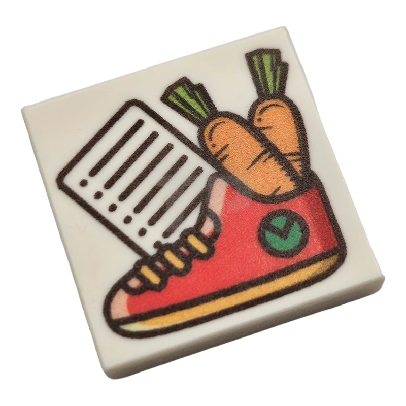 LEGO&reg;  - 3068BJB17 - Tile 2 x 2 Schoentje zetten