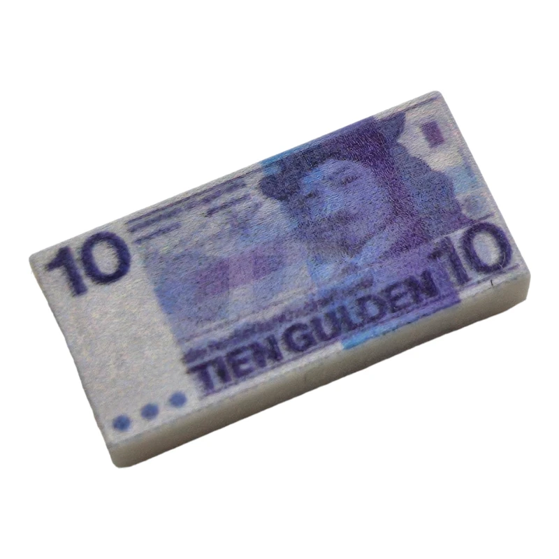 LEGO&reg;  - 3069BJB19 - Tile 1 x 2 - 10 Gulden Frans Hals