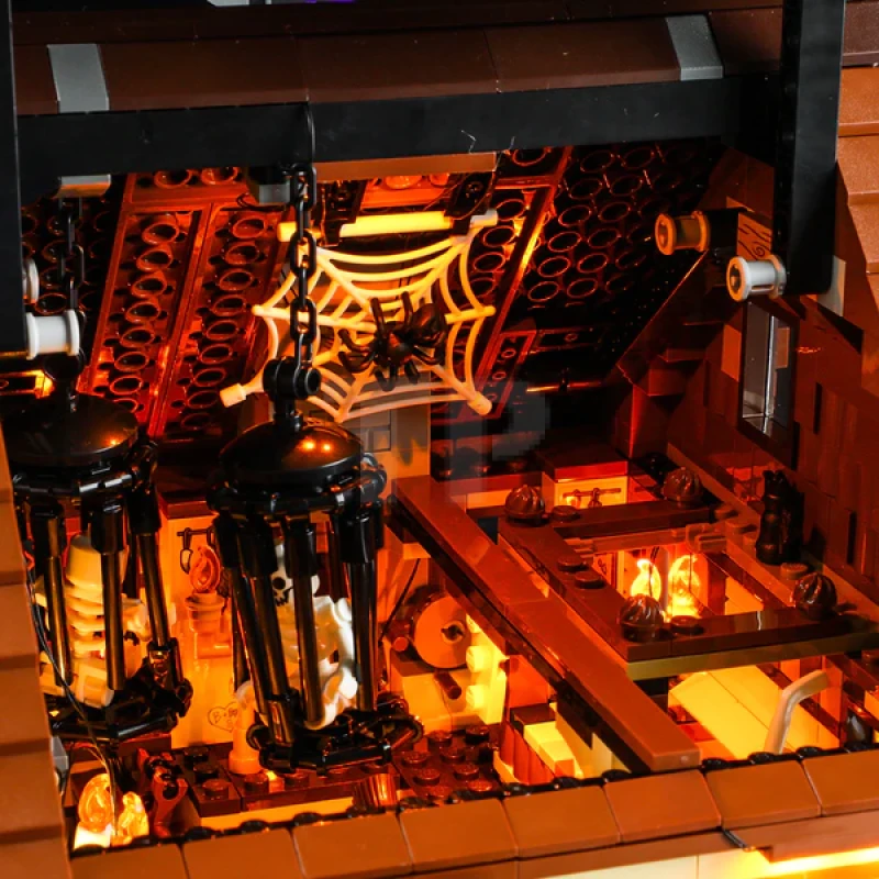 Light kit for LEGO® 21341 Hocus Pocus: The Sanderson Sisters' Cottage