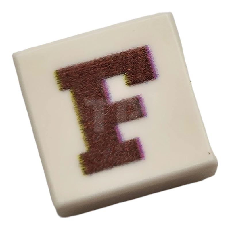 LEGO&reg;  - 3070BJB20 - Carreau 1 x 1 Caractère chocolat F