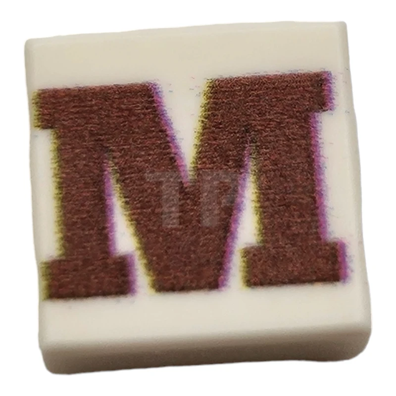 LEGO&reg;  - 3070BJB27 - Baldosa 1 x 1 Chocolate Carácter M