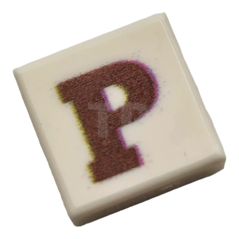 LEGO&reg;  - 3070BJB30 - Baldosa 1 x 1 Carácter de chocolate P