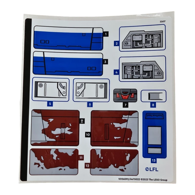 LEGO&reg; 6470022 - Sticker for Set 75364