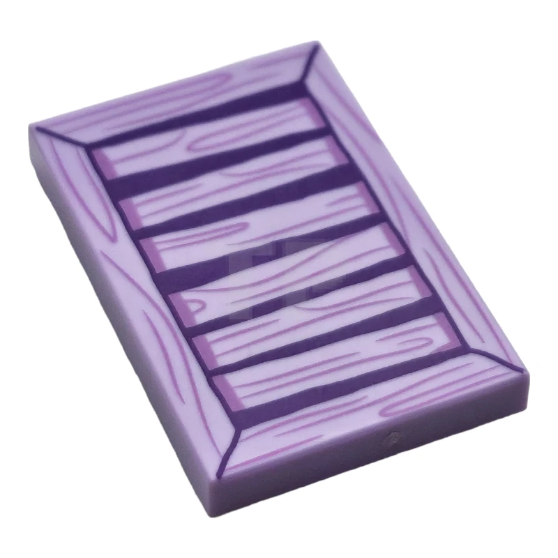 LEGO&reg; 6460896 - 26603pb359 - Piastrelle 2 x 3 con motivo a persiana