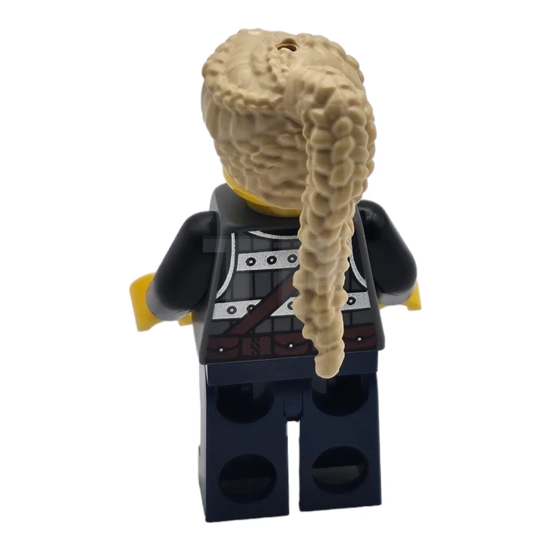 LEGO&reg; idea170 Viking Shield-Maiden - Dark Bluish Gray and Silver Armor, Dark Blue Legs with Trim, Tan Hair