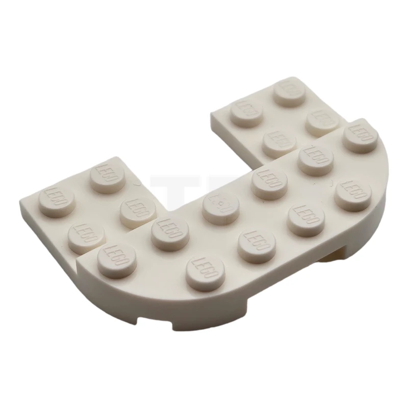 LEGO&reg; 6427625 - 89681 - Plate 4 x 6 Round Corner with 2 x 2 Cutout