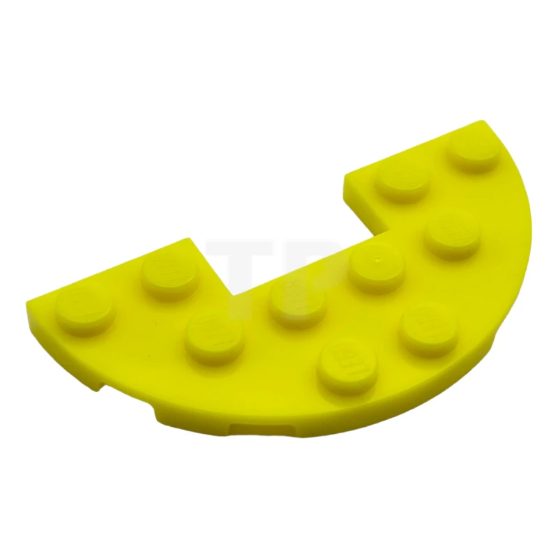 LEGO&reg; 6421396 - 18646 - Plate 3 x 6 Half Round with 1 x 2 Cutout