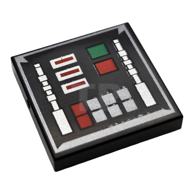 LEGO&reg; 6444188 - 3068pb2279 - Baldosa 2 x 2 con diseño de Panel de Control de Darth Vader