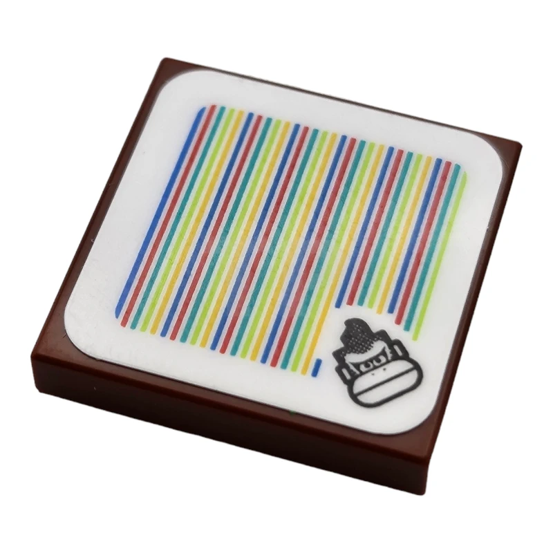 LEGO&reg; 6454707 - 3068pb2291 - Tegel 2 x 2 met Super Mario Scanner Code Donkey Kong Patroon