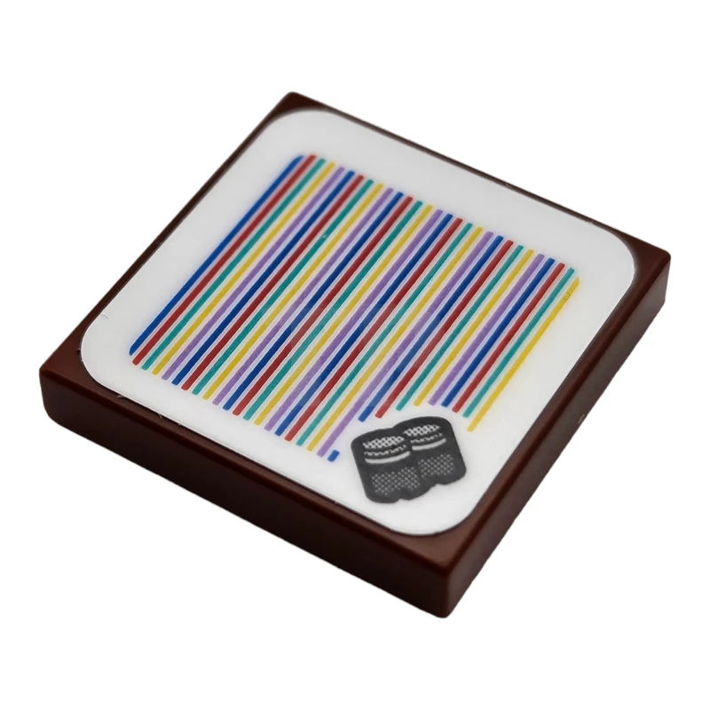 LEGO&reg; 6454748 - 3068pb2292 - Baldosa 2 x 2 con código de escáner de Super Mario Patrón de tambores de conga