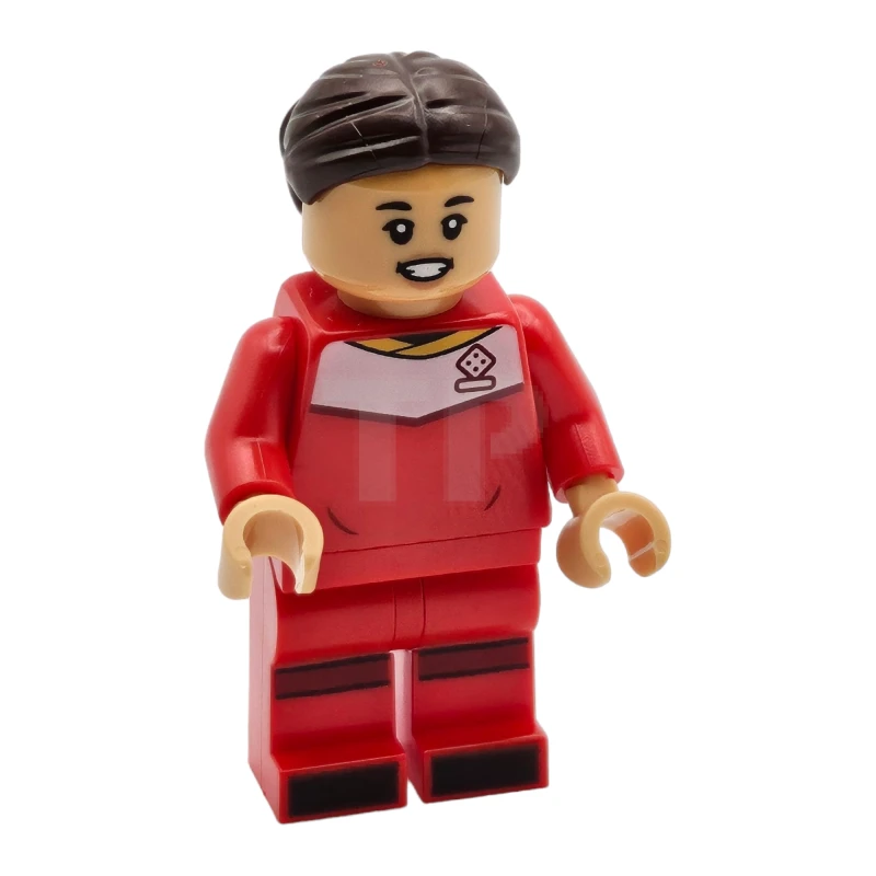 LEGO&reg; soc155 Samantha Kerr - Red Soccer Jersey